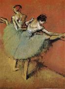 Edgar Degas Actress oil on canvas